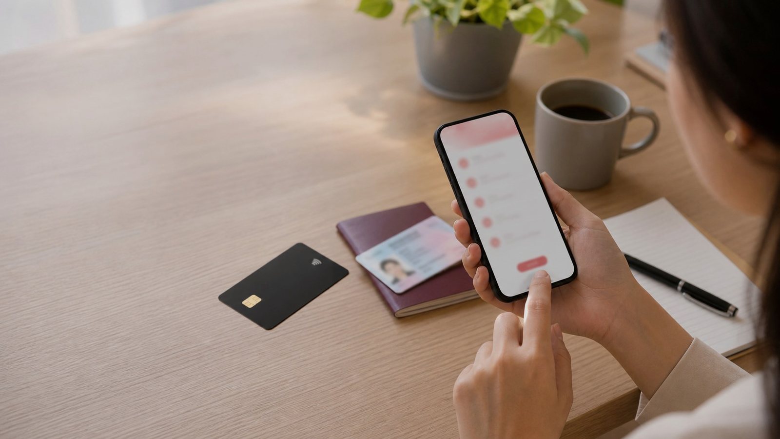 RedotPay card application guide image